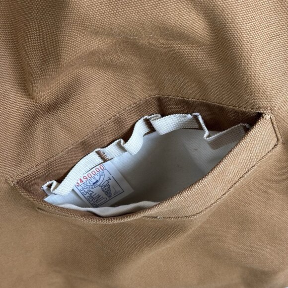 Vintage Carhartt 6SV Hunting Vest Mens XL Brown Sherpa Lined Duck Canvas Pockets - Picture 5 of 9